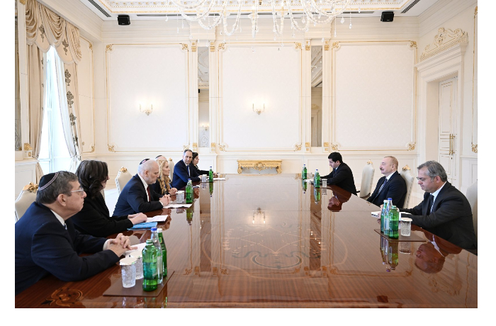 ilkham-aliev-prinyal-delegatsiyu-konferentsii-prezidentov-krupneyshikh-yevreyskikh-organizatsiy-ssha