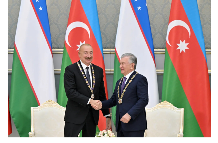 v-tashkente-sostoyalas-tseremoniya-nagrazhdeniya-prezidentov-azerbaydzhana-i-uzbekistana